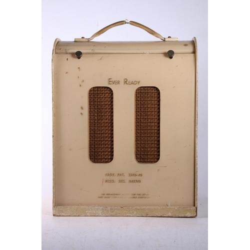 107 - Vintage Ever Ready radio, 33cm high.