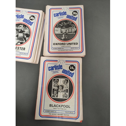 269 - 1979-1981 Carlisle United football programmes to include twenty three examples from the 1980-81 seas... 