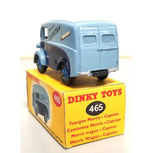 29 - Dinky Toys. Boxed Morris Commercial delivery van with 'Capstan' livery No. 465