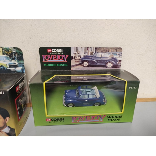 81 - Corgi Toys. Nine boxed 1:50 scale diecast model vehicles. To include Corgi Classics Mr Bean's Mini 9... 