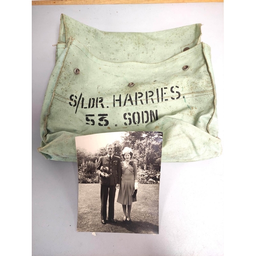 203 - WW2. RAF. Personal effects and ephemera belonging to S/Ldr L.J Harries who flew Dakota missions over... 