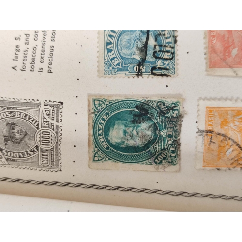 258 - Great Britain & World. Two stamp albums containing 19th and 20th century issues to include an im... 