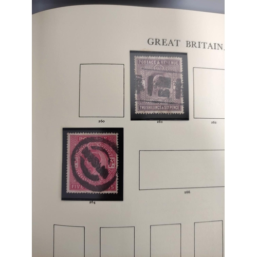 259 - Great Britain. A well filled Stanley Gibbons collector's stamp album comprising of 19th and 20th cen... 