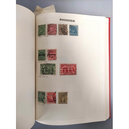 260 - Great Britain & World. Two collectors stamp albums to include an 1855 imperforated Cape of Good ... 