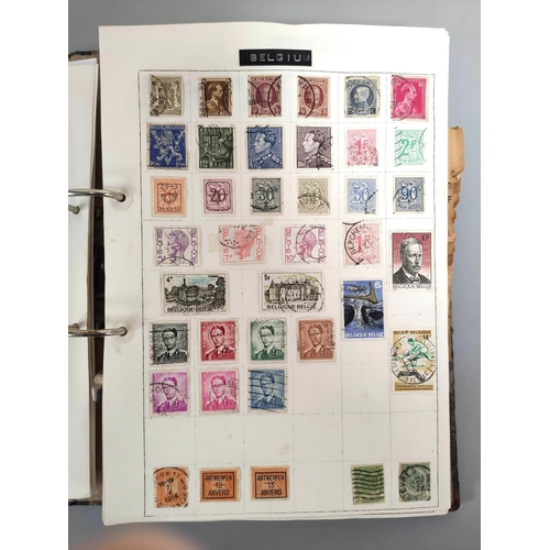 262 - Commonwealth & World. A well filled collectors stamp albums comprising of early 20th century iss... 