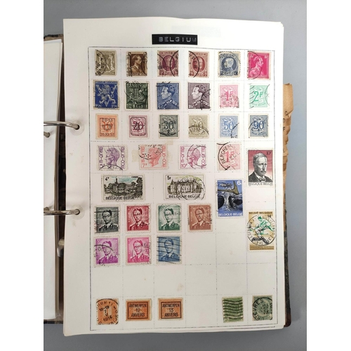 262 - Commonwealth & World. A well filled collectors stamp albums comprising of early 20th century iss... 