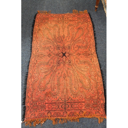 131D - Paisley shawl, 150 x 82cm.