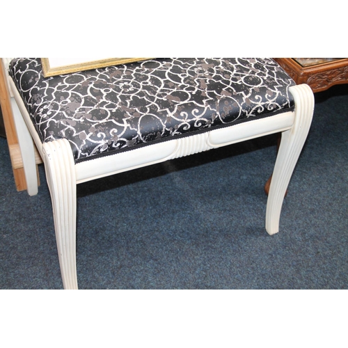 684 - Contemporary Italian footstool, 47 x 60 x 45cm.