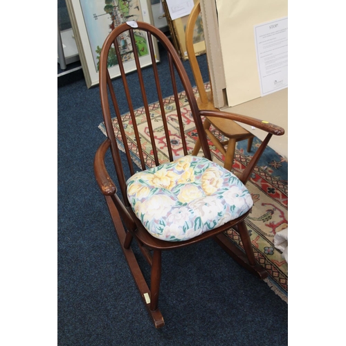 686 - Ercol Quaker model 428 rocking chair, 86cm.