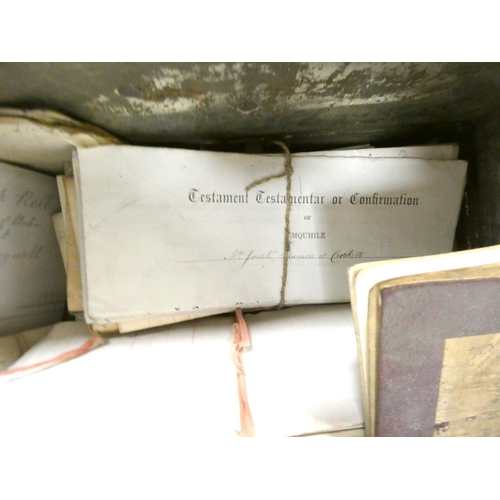 107 - Documents & Ephemera - Scotland - Dumfriesshire.  19th century archive of documents & legal ... 