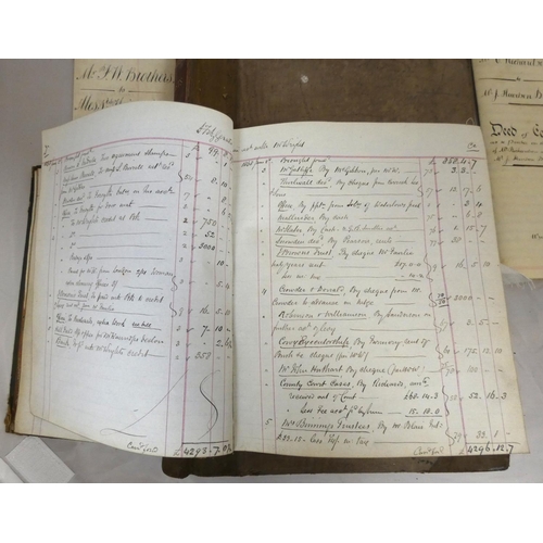 118 - Documents & Ephemera - Carlisle - Cumberland.  Two 19th century ledgers to the old leg... 