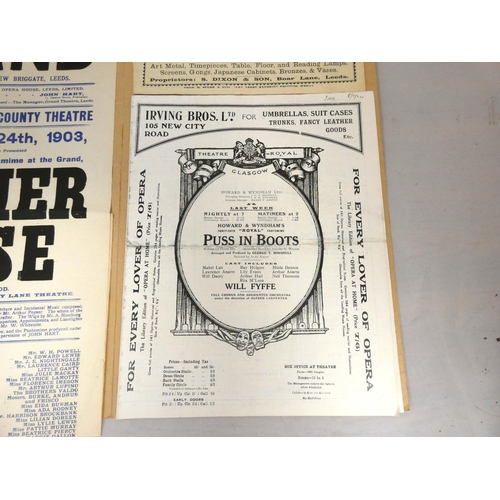 125 - Documents & Ephemera - Pantomimes.  1891 Grand Theatre Leeds. A fine programme for Bab... 