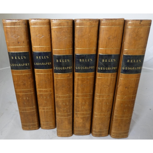 79 - BELL JAMES.  A System of Geography, Popular and Scientific. 6 vols. 55 fldg. & other m... 