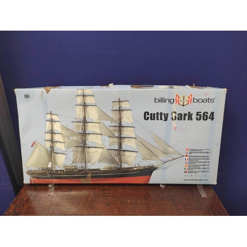 90 - Billing Boats. 1:75 scale wooden kit model of the Cutty Sark complete with box and instructions. No ... 