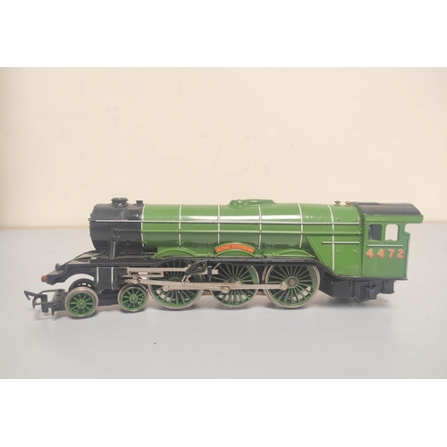 136 - Collection of 00 gauge locomotives, rolling stock, components and track to include Hornby Class A3 4... 