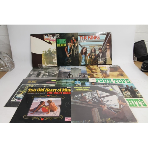 304 - Collection of mainly 70s records to include Led Zeppelin II, The Who, Tom Waits, James Taylor, etc (... 