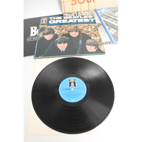 306 - Collection of Beatles records to include The Beatles Greatest (German Pressing), Help!, The Beatles ... 