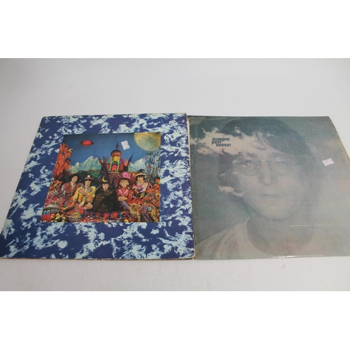 309 - The Rolling Stones Their Satanic Majesties Request TXS 103, stereo on Decca, John Lennon Imagine alb... 