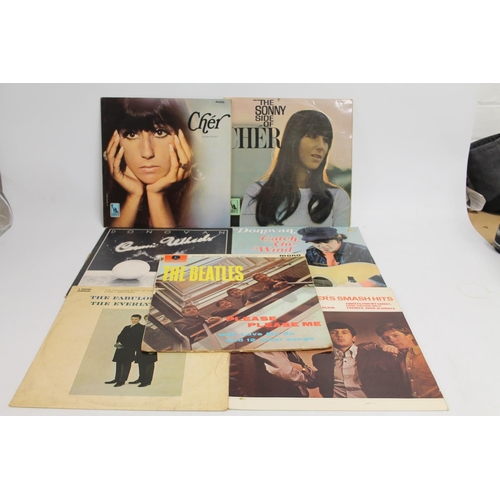 318 - Collection of mainly 60s records to include The Sunny side of Cher and Cher includes Sunny both on L... 