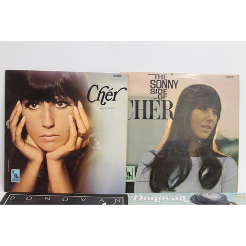 318 - Collection of mainly 60s records to include The Sunny side of Cher and Cher includes Sunny both on L... 