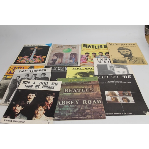 327 - Beatles ephemera to include Beatles 67'' Songbook, Beatles Complete Guitar Edition Book, The Apple S... 