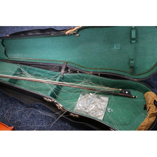 138 - Violin in hard case.