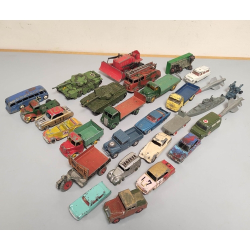 77 - Dinky and Corgi diecast vehicles to include two Dinky Supertoys Centurion Tanks 651, a Dinky Bl... 