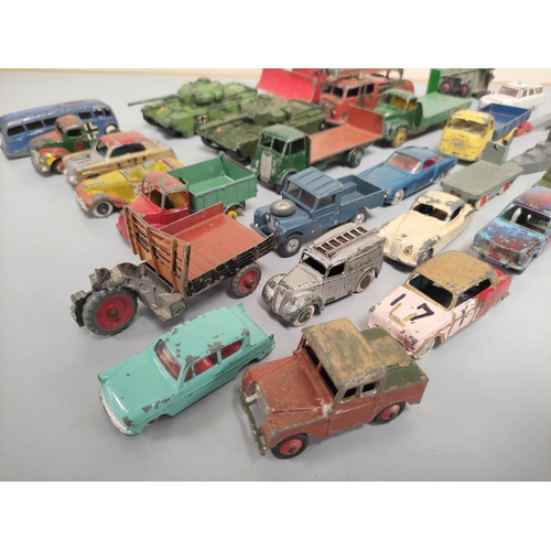 77 - Dinky and Corgi diecast vehicles to include two Dinky Supertoys Centurion Tanks 651, a Dinky Bl... 