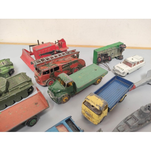 77 - Dinky and Corgi diecast vehicles to include two Dinky Supertoys Centurion Tanks 651, a Dinky Bl... 