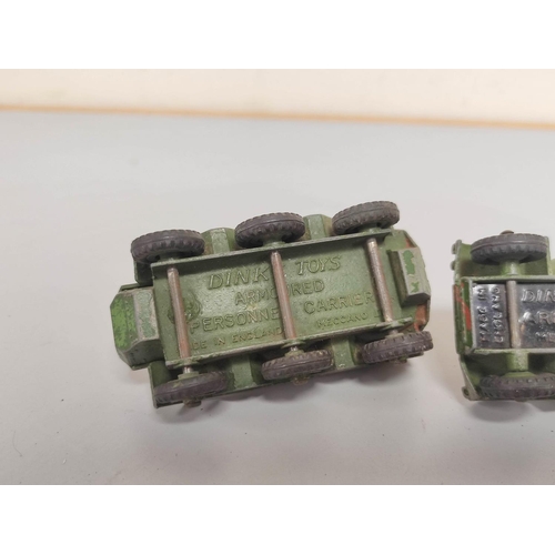 78 - Collection of vintage military vehicles to include a Britains Naval 4.7 Field Gun no 34218/30, ... 