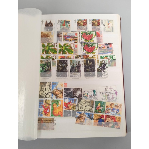 250 - Great Britain. Two British and regional postage stamp albums to include two sheets of penny red stam... 