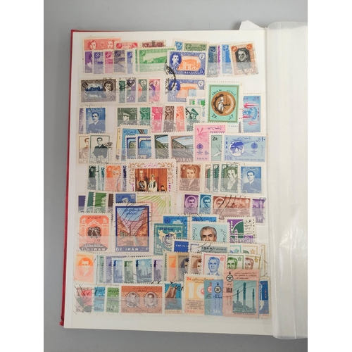 252 - North Africa and Middle East. Two albums of postage stamps comprising of Egyptian, Iranian and other... 