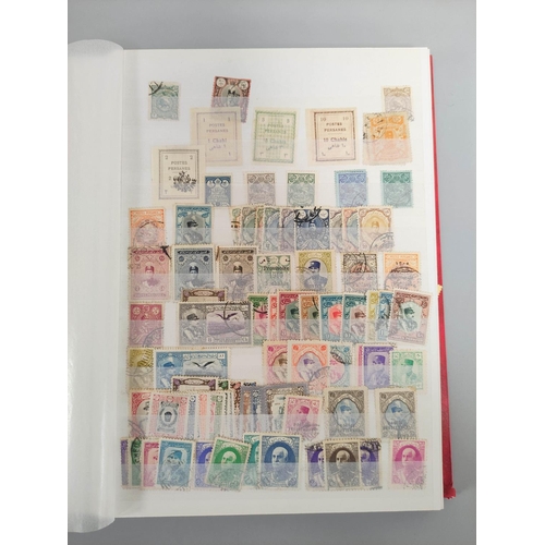 252 - North Africa and Middle East. Two albums of postage stamps comprising of Egyptian, Iranian and other... 