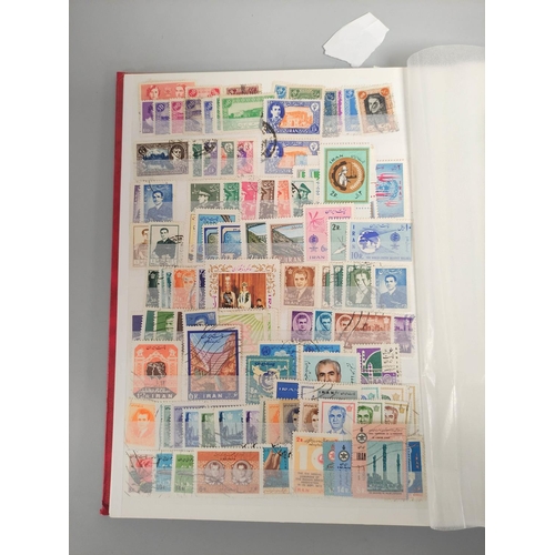 252 - North Africa and Middle East. Two albums of postage stamps comprising of Egyptian, Iranian and other... 