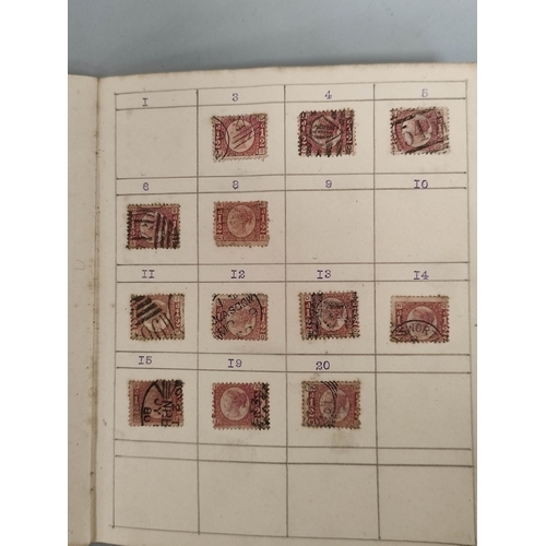 256 - Great Britain. Well filled miniature stamp album comprising of a large collection of penny reds, als... 