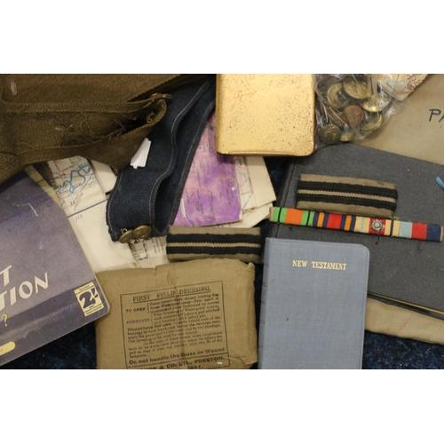 600C - RAF related ephemera, and other items, pertaining to Flight Lieutenant William Pate to include a pil... 