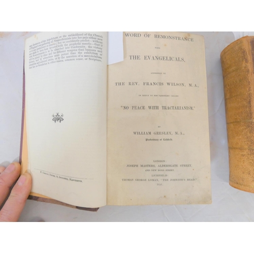 199 - Ritualism, Confession, Theology & Church History.   Approx. 45 19th cent. tracts &... 