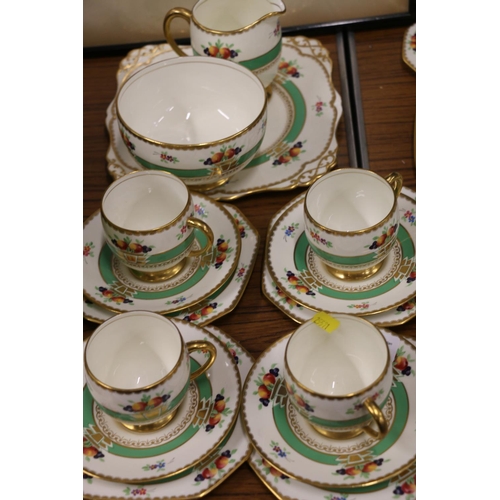 218 - Gainsborough teaset to include jug, bowl, cups, saucers, plates, etc.