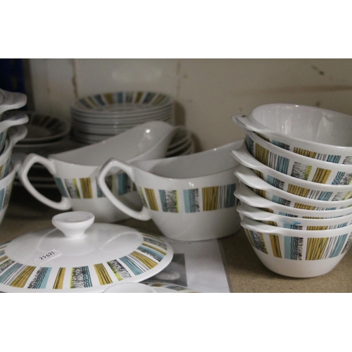 390F - Denby Gypsy part dinner service,  and a Meakin part dinner service.