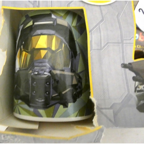 2 - Collectible Halo mug and chocolate bar set.