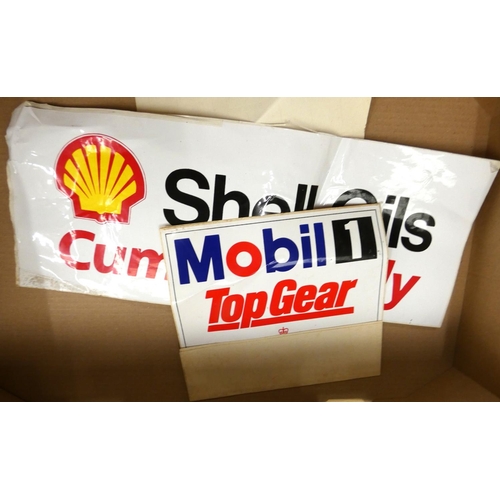 62 - Large box of various motoring decals.