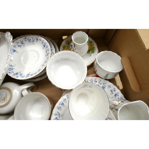 79 - Royal Albert part teaset and other tea ware.