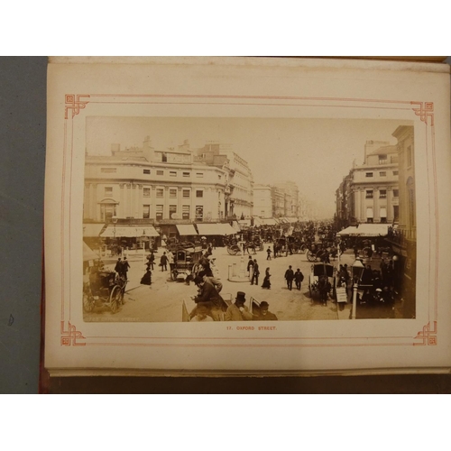 141 - THE LONDON STEREOSCOPIC COMPANY.  Photographs of London. 2 small quarto albums, each with ... 