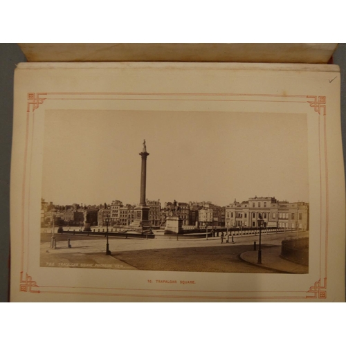 141 - THE LONDON STEREOSCOPIC COMPANY.  Photographs of London. 2 small quarto albums, each with ... 