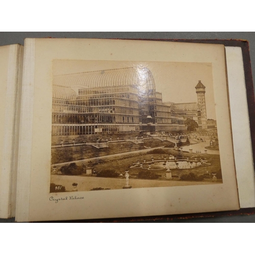 141 - THE LONDON STEREOSCOPIC COMPANY.  Photographs of London. 2 small quarto albums, each with ... 