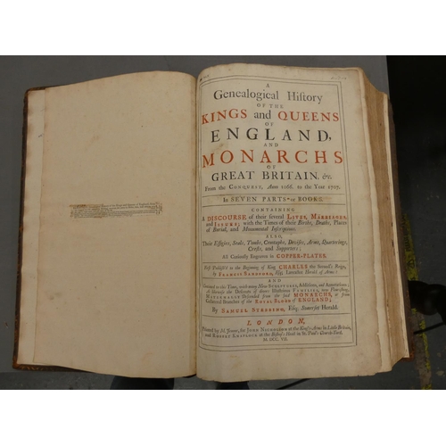 144 - SANDFORD FRANCIS.  A Genealogical History of the Kings & Queens of England & Monar... 