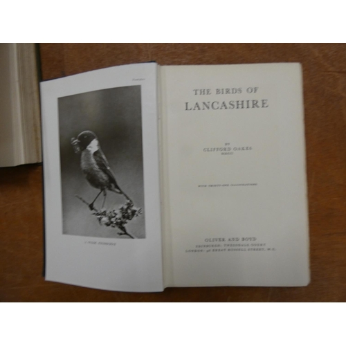 222 - MITCHELL F. S.  The Birds of Lancashire. Fldg. map & 11 plates (two coloured) by Keule... 