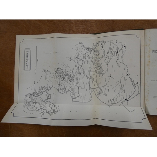 222 - MITCHELL F. S.  The Birds of Lancashire. Fldg. map & 11 plates (two coloured) by Keule... 