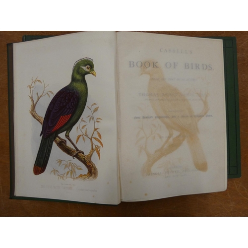 226 - JONES THOMAS RYMER.  Cassell's Book of Birds from the Text of Dr. Brehm. 4 vols. Col. frontis & ... 