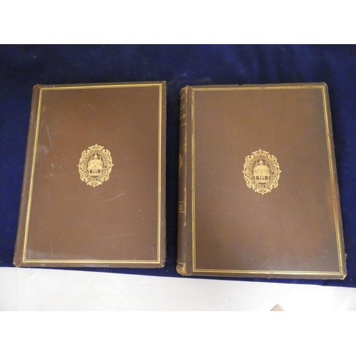 241 - SINCLAIR DAVID.  The History of Wigan. 2 vols. Quarto. Orig. brown cloth gilt, some wear. ... 